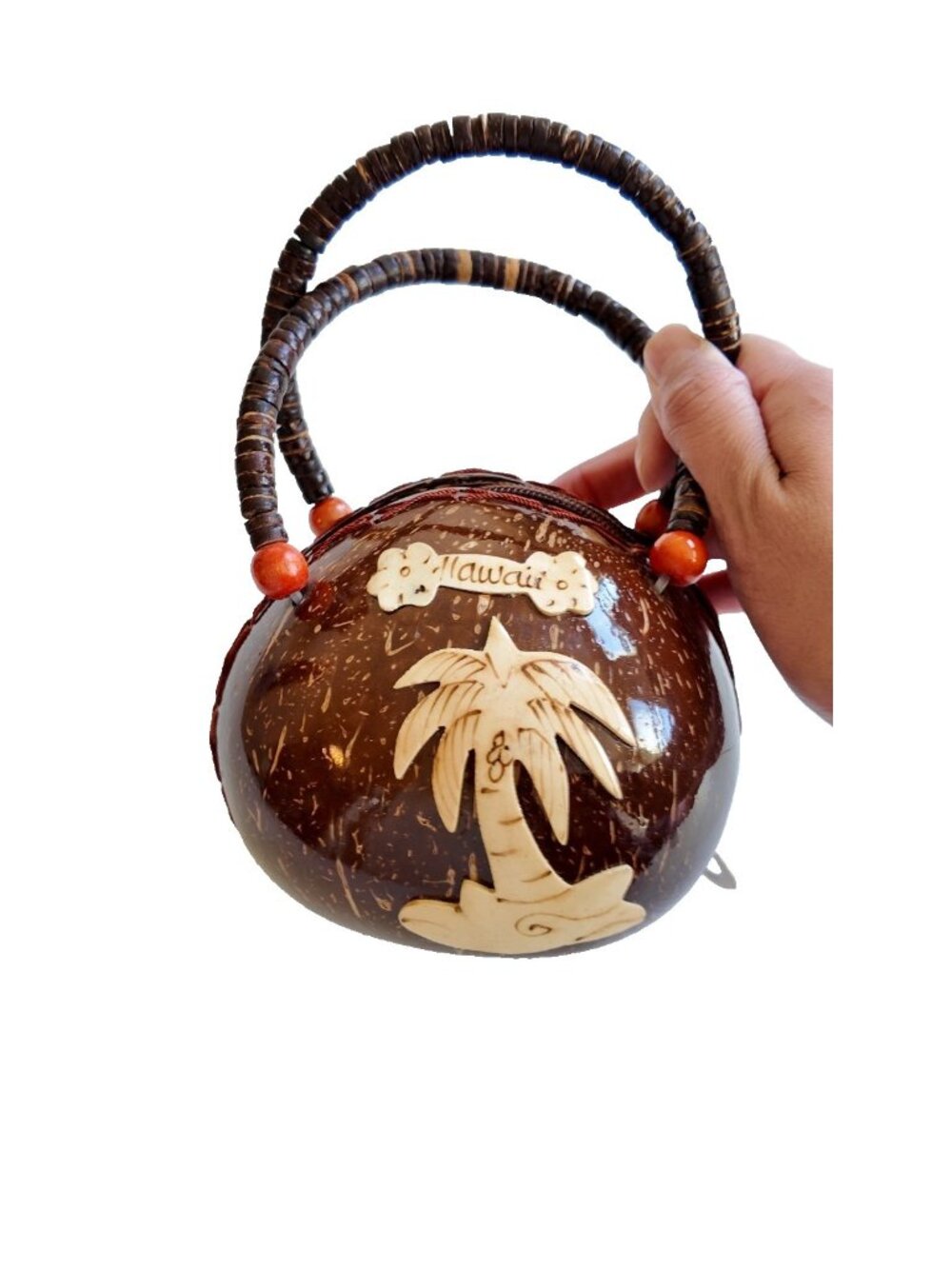 coconut Hawaiian handbag Vintage & handmade READ